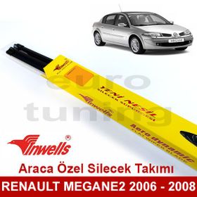 Inwells Renault Megane 2 2006-2009 Muz Silecek Takımı