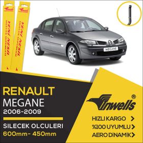 Inwells Renault Megane 2 2006 2009 Ön Muz Silecek Takımı