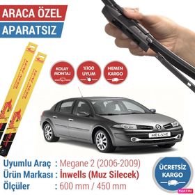 Inwells Renault Megane 2 2006 2009 Ön Muz Silecek Takımı