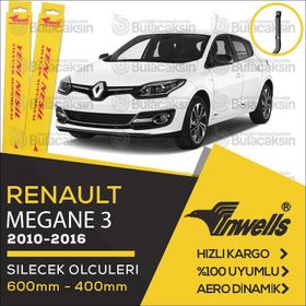Inwells Renault Megane 3 2009 2015INWELLS Ön Muz Silecek Takımı