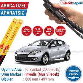Inwells Renault Megane 3 2009 2015INWELLS Ön Muz Silecek Takımı