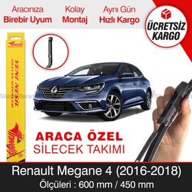 Inwells Renault Megane 4 2016-2018 Muz Silecek Takımı