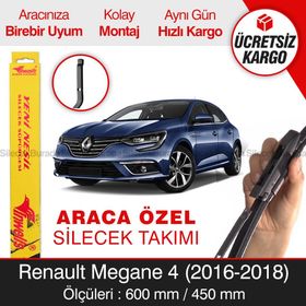 Inwells Renault Megane 4 2016-2018 Muz Silecek Takımı