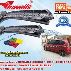 Inwells Renault Scenic 1 1996-2003 Muz Silecek Takımı
