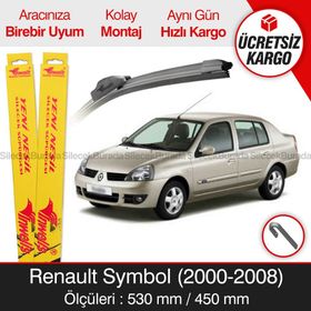Inwells Renault Symbol 2000-2008 Muz Silecek Takımı