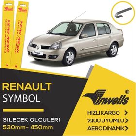 Inwells Renault Symbol 2000-2008 Ön Silecek Takımı
