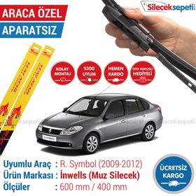 Inwells Renault Symbol 2009-2012 Muz Silecek Takımı