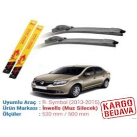 Inwells Renault Symbol 2013-2015 Muz Silecek Takımı