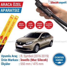 Inwells Renault Symbol 2016-2019 Muz Silecek Takımı