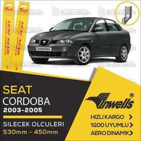 Inwells Seat Cordoba 2003-2005 Ön Muz Silecek Takımı