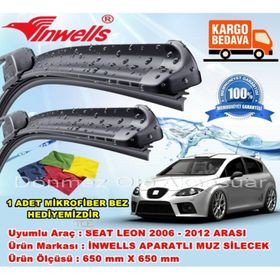 Inwells Seat Leon 2006-2012 Muz Silecek Takımı
