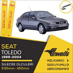 Inwells Seat Toledo 1999-2004 Ön Muz Silecek Takımı
