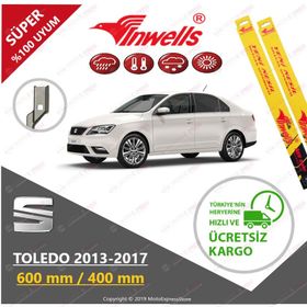 Inwells Seat Toledo 2013-2017 Muz Silecek Takımı