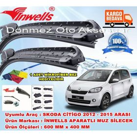 Inwells Skoda Citigo 2012-2015 Muz Silecek Takımı