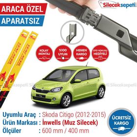 Inwells Skoda Citigo 2012-2015 Muz Silecek Takımı