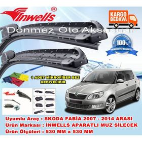 Inwells Skoda Fabia 2007-2014 Muz Silecek Takımı