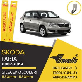 Inwells Skoda Fabia 2007-2014 Muz Silecek Takımı
