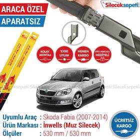 Inwells Skoda Fabia 2007-2014 Muz Silecek Takımı