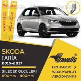 Inwells Skoda Fabia 2015-2017 Muz Silecek Takımı