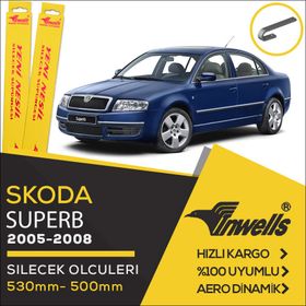 Inwells Skoda Superb 2005-2008 Ön Muz Silecek Takımı