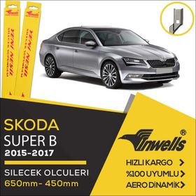 Inwells Skoda Superb 2009-2015 Muz Silecek Takımı