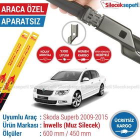 Inwells Skoda Superb 2009-2015 Muz Silecek Takımı