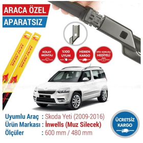 Inwells Skoda Yeti 2009-2016 Muz Silecek Takımı