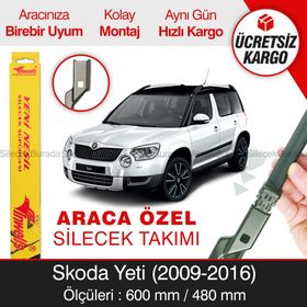 Inwells Skoda Yeti 2009-2016 Muz Silecek Takımı