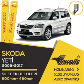 Inwells Skoda Yeti 2009 2017 Ön Muz Silecek Takımı