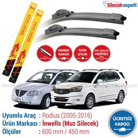 Inwells Ssangyong Rodius 2005-2016 Muz Silecek Takımı