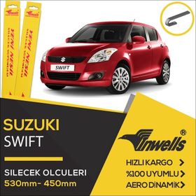 Inwells Suzuki Swift 1997 2013 Ön Muz Silecek Takımı