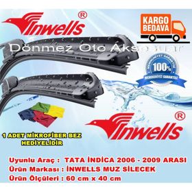 Inwells Tata İndica 2006-2009 Muz Silecek Takımı