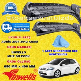 Inwells Toyota Auris 2007-2012 Ön Muz Silecek Takımı