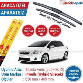 Inwells Toyota Auris Hybrid 2007-2012 Silecek Takımı
