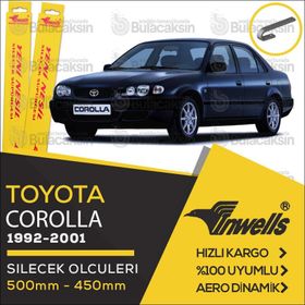 Inwells Toyota Corolla 1992-2001 Muz Silecek Takımı