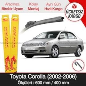 Inwells Toyota Corolla 2002-2006 Muz Silecek Takımı