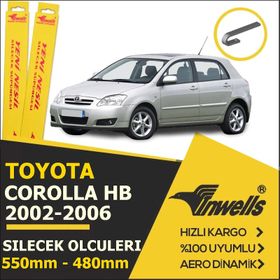Inwells Toyota Corolla 2002-2006 Silecek Takımı