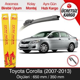 Inwells Toyota Corolla 2007-2013 Muz Silecek Takımı