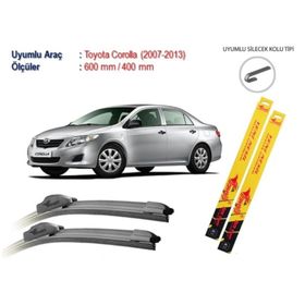 Inwells Toyota Corolla 2007-2013 Muz Silecek Takımı