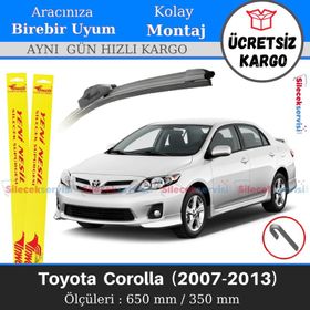 Inwells Toyota Corolla 2007-2013 Muz Silecek Takımı