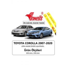 Inwells Toyota Corolla 2007-2018 Silecek Takımı