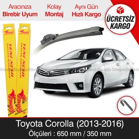 Inwells Toyota Corolla 2013-2016 Muz Silecek Takımı