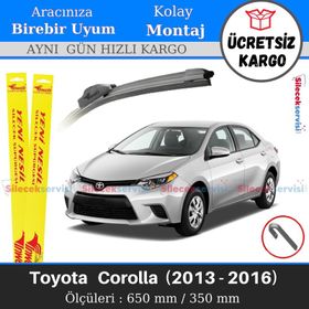 Inwells Toyota Corolla 2013-2016 Muz Silecek Takımı