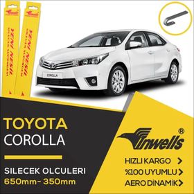 Inwells Toyota Corolla 2013-2017 Muz Silecek Takımı