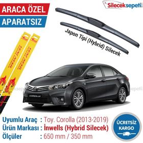 Inwells Toyota Corolla 2013-2019 Muz Silecek Takımı