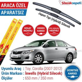 Inwells Toyota Corolla Hybrid 2007-2012 Silecek Takımı