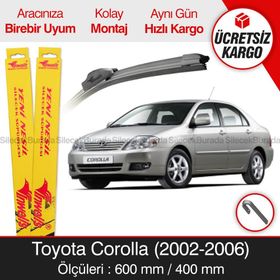 Inwells Toyota Corolla Sedan 2002-2006 Muz Silecek Takımı
