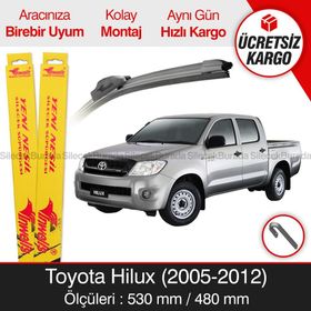 Inwells Toyota Hilux 2005-2012 Muz Silecek Takımı