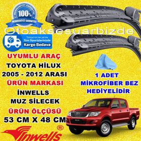 Inwells Toyota Hilux 2005-2012 Ön Silecek Takımı
