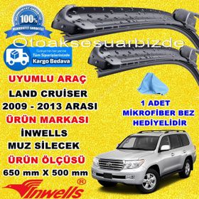 Inwells Toyota Land Cruiser 2009-2013 Ön Muz Silecek Takımı